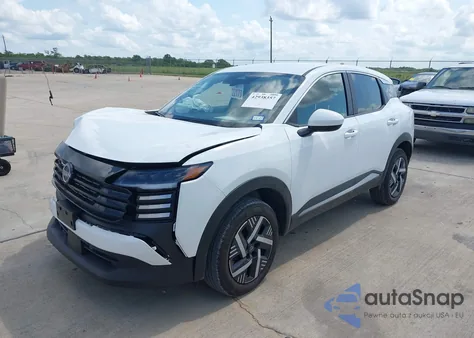 2025 Nissan Kicks Sv Fwd из США, поврежденный, VIN 3N8AP6CA3SL371381